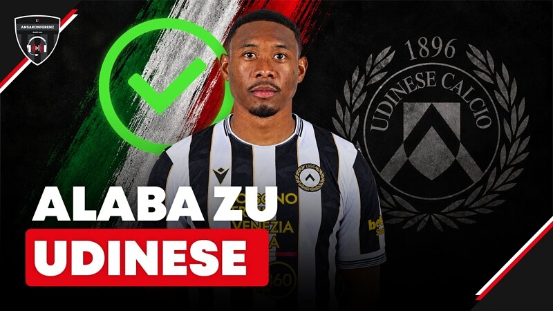 Alaba zu Udinese: Der Klappstuhl ist gelandet!