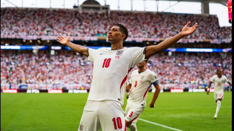 Highlights: Bellingham-Doppelpack bringt England ins Halbfinale