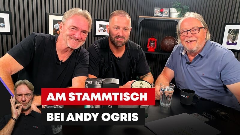 Am Stammtisch bei Andy Ogris: Andreas Lasnik