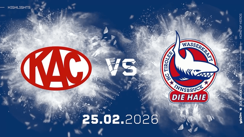 Highlights: KAC überfährt Innsbruck mit sieben Toren