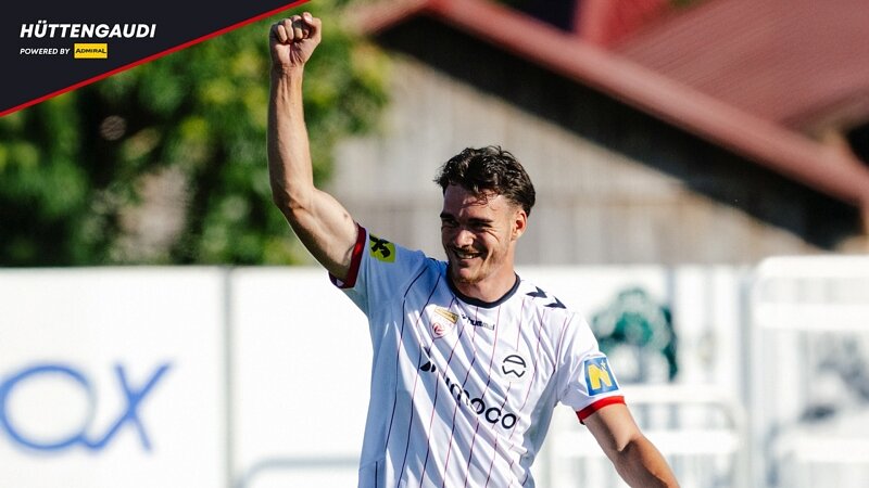 ADMIRAL Hüttengaudi: Justin Forst erzielt das Tor der 3. Runde