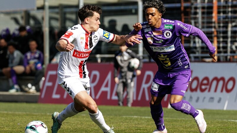 Highlights: Admira und Klagenfurt schießen sich jeweils drei Tore