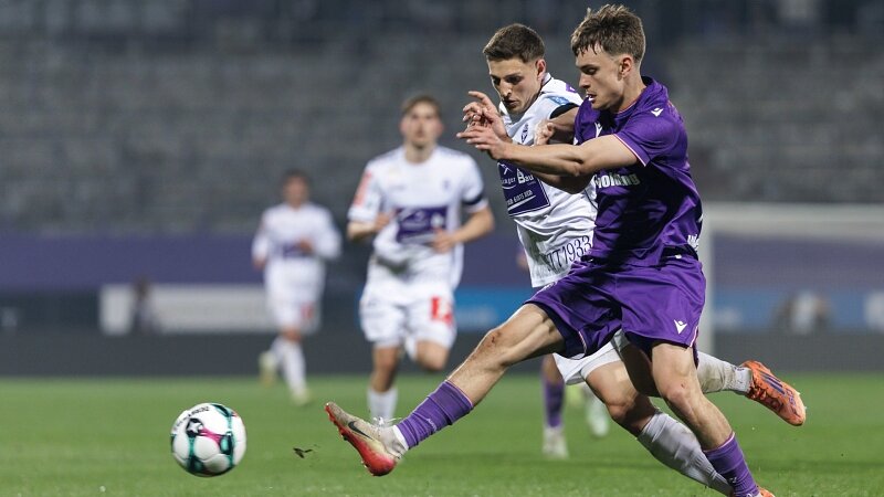 Highlights: Young Violets und Austria Salzburg trennen sich unentschieden