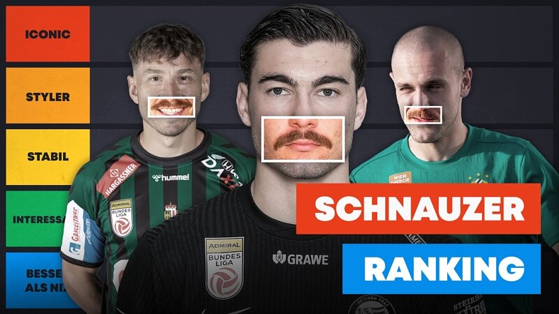 Schnauzer-Ranking: Die Ansakonferenz rankt die Bundesliga-Bärte