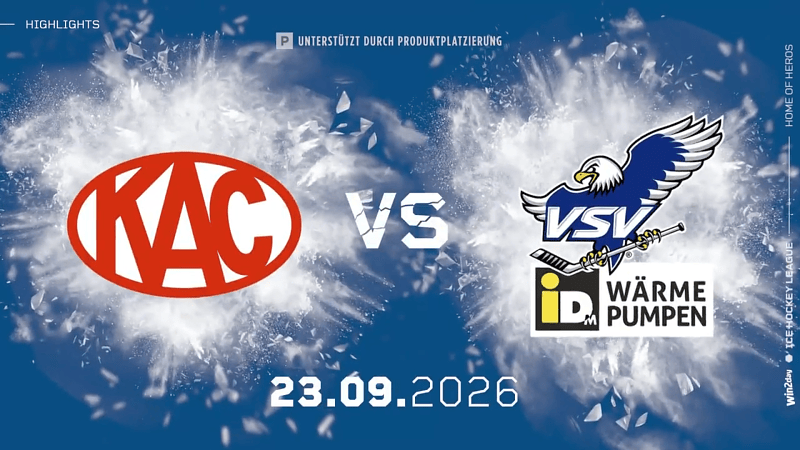 Highlights: Derbysieger! KAC schlägt VSV deutlich