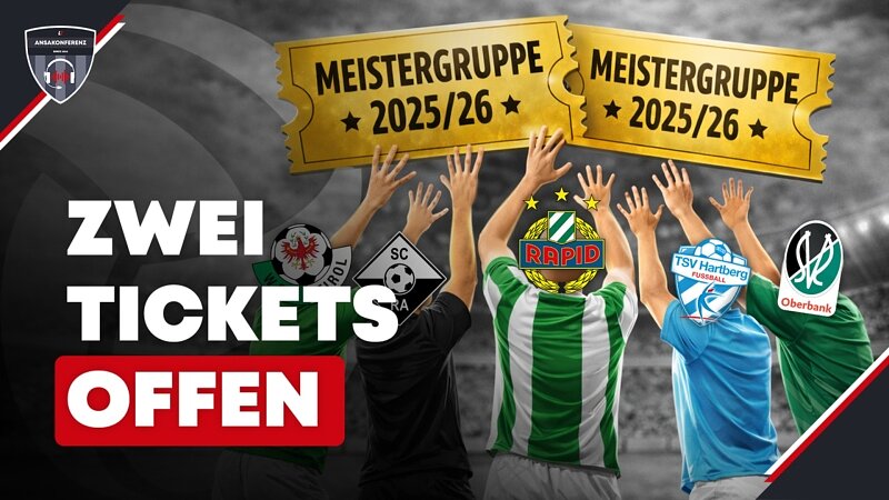 Zwei Tickets für die Meistergruppe: Wer schnappt zu?