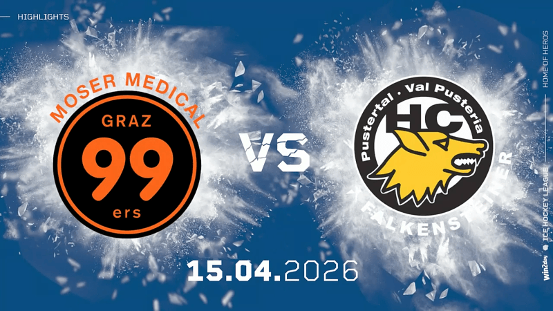 Highlights: Graz99ers schießen Pustertal zum Final-Start ab