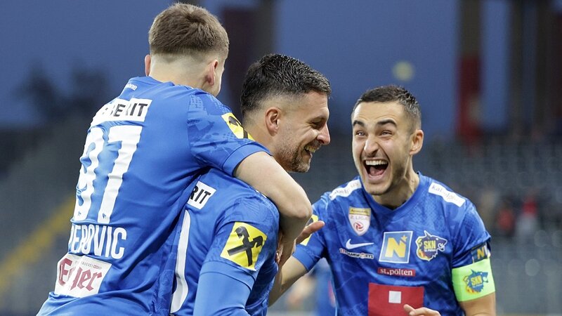 Highlights: Nach Blitzstart! St. Pölten schlägt Rapid II deutlich