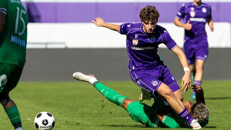 Highlights: Young Violets überrollen Rapid II im Derby