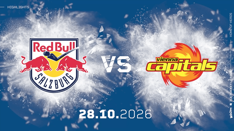 Highlights: Salzburg gewinnt rasanten Schlagabtausch gegen die Capitals