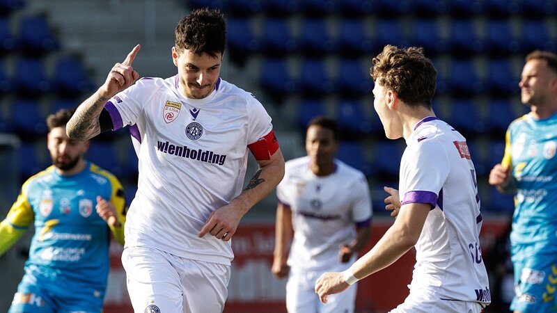 Highlights: Hosiner beschert Young Violets nächsten Sieg