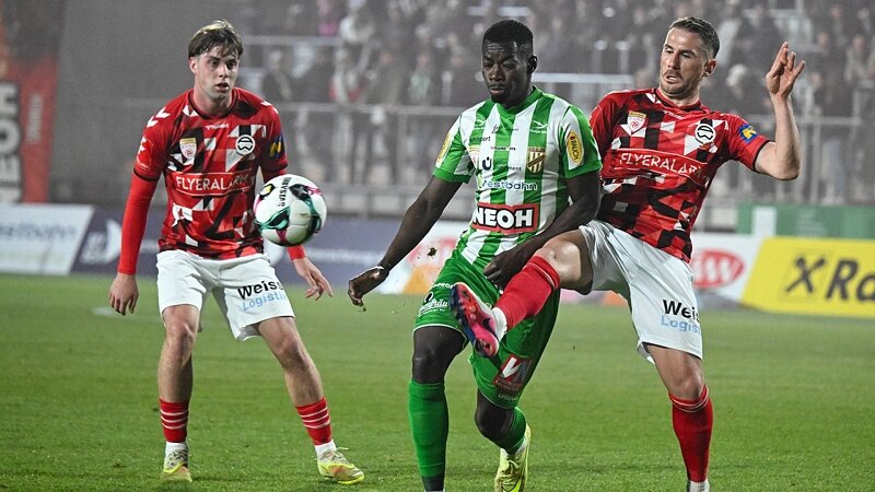 Highlights: Kein Sieger im Topspiel zwischen Lustenau und Admira
