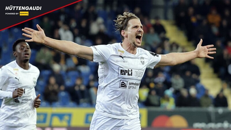 ADMIRAL Hüttengaudi: Sebastian Wimmer erzielt das Tor der 19. Runde