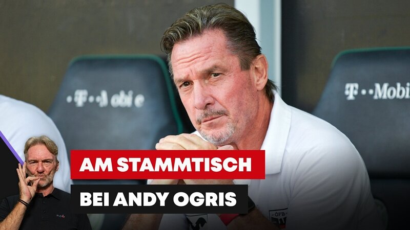 Am Stammtisch bei Andy Ogris: Werner Gregoritsch