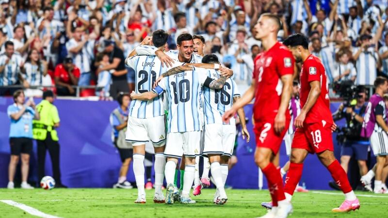Highlights: Argentinien dreht gegen die Schweiz erst spät auf