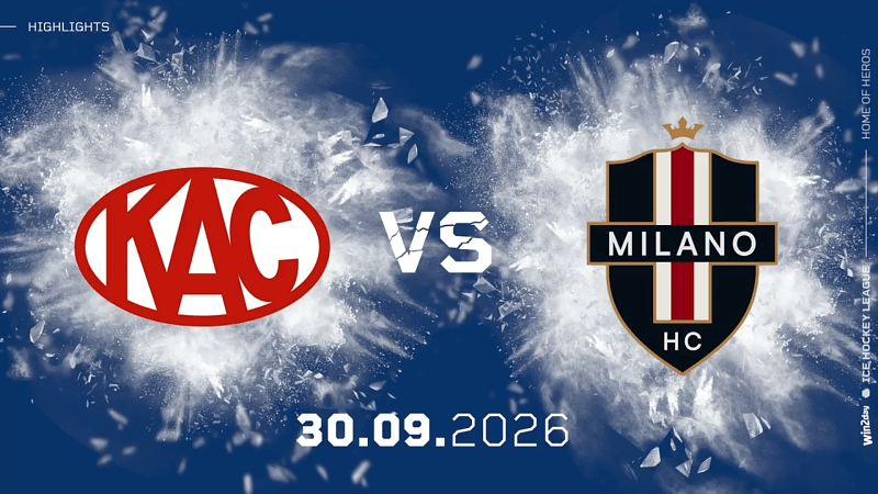 Highlights: Effiziente Mailänder fügen KAC erste Niederlage zu